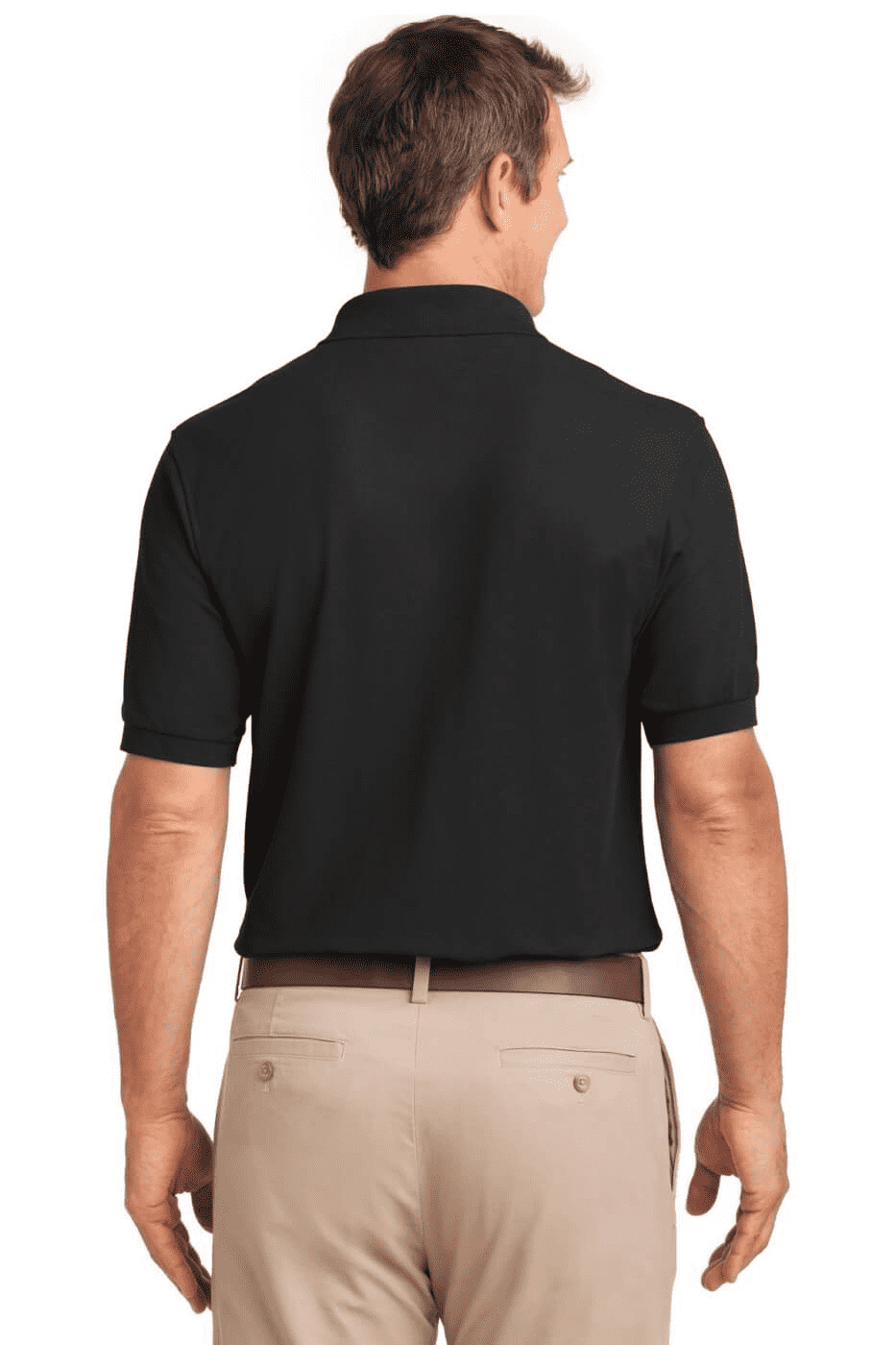 Port Authority Tall Silk Touch Polo with Pocket. TLK500P - Image 2