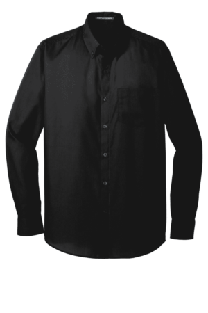 Port Authority Long Sleeve Carefree Poplin Shirt. W100