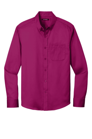 Port Authority Long Sleeve SuperPro React Twill Shirt. W808