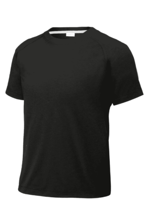 Sport-Tek  Youth PosiCharge  Tri-Blend Wicking Raglan Tee. YST400