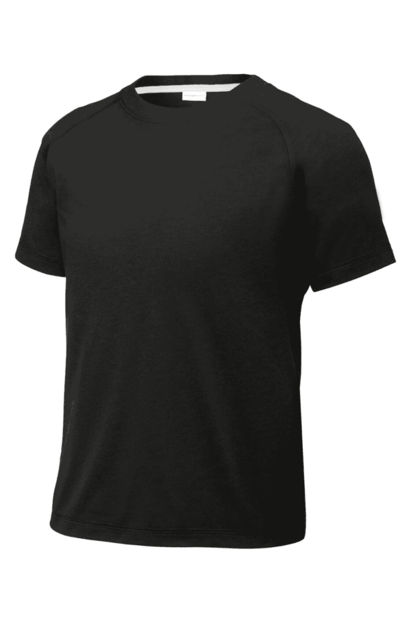 Sport-Tek  Youth PosiCharge  Tri-Blend Wicking Raglan Tee. YST400