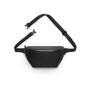 RECYCLED WAIST BAG BLACK ONE SIZE - AS-1013