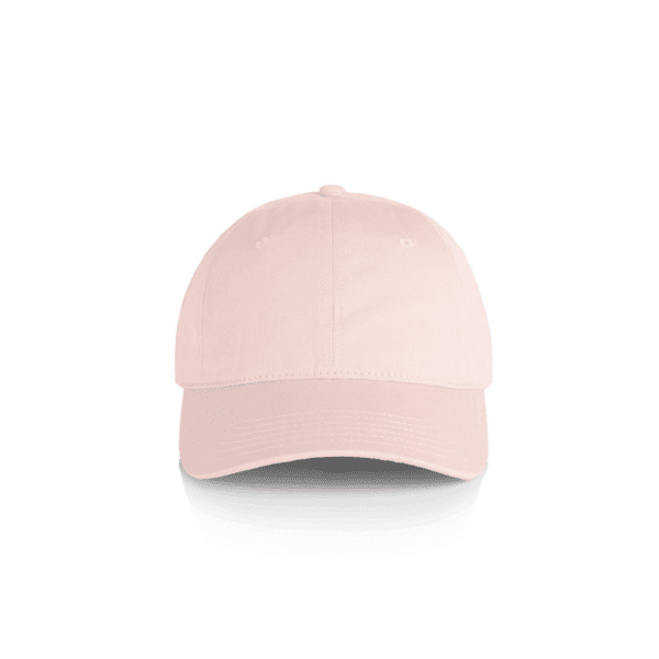 DAVIE SIX PANEL CAP PALE PINK ONE SIZE - AS-1111