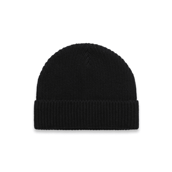 GAUGE BEANIE BLACK ONE SIZE - AS-1125