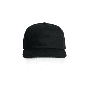 CLASS FIVE PANEL CAP BLACK ONE SIZE - AS-1153