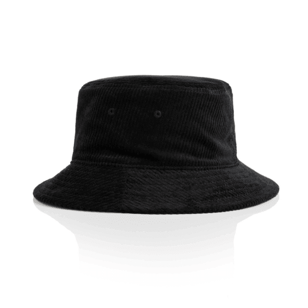 CORD BUCKET HAT BLACK ONE SIZE - AS-1176