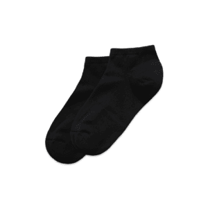 ANKLE SOCKS  BLACK 4-8 - AS-1204