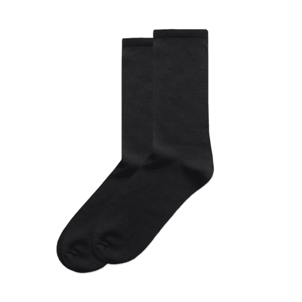 BUSINESS SOCKS (2PK) BLACK 4-8 - AS-1213