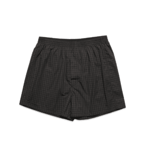 BOXER CHECK SHORTS BLACK/COAL SMALL - AS-1215