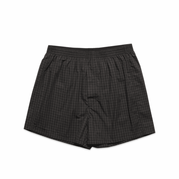BOXER CHECK SHORTS BLACK/COAL SMALL - AS-1215