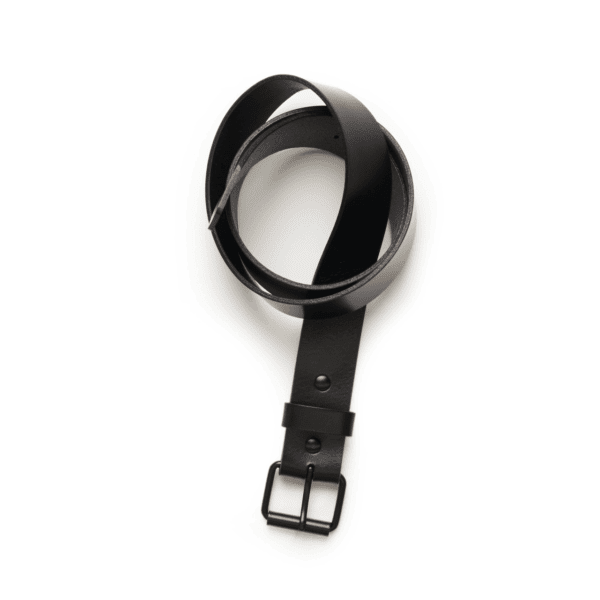 LEATHER BELT BLACK SMALL - AS-1404