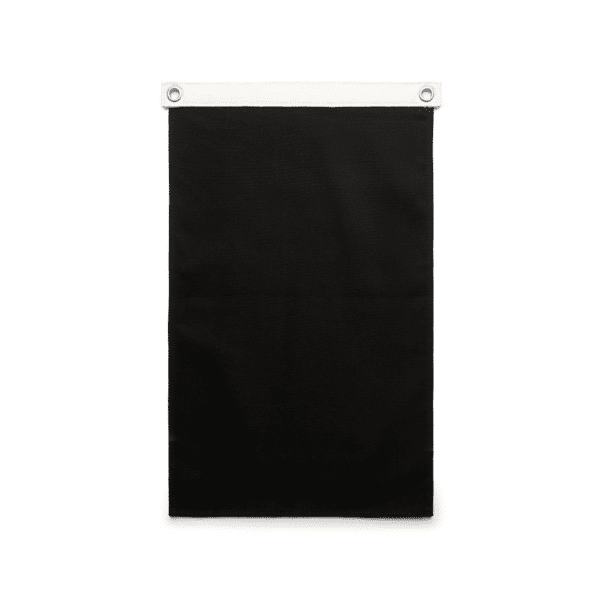CANVAS FLAG BLACK ONE SIZE - AS-1512