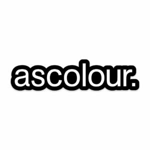 LOGO STICKER BLACK ONE SIZE - AS-1516