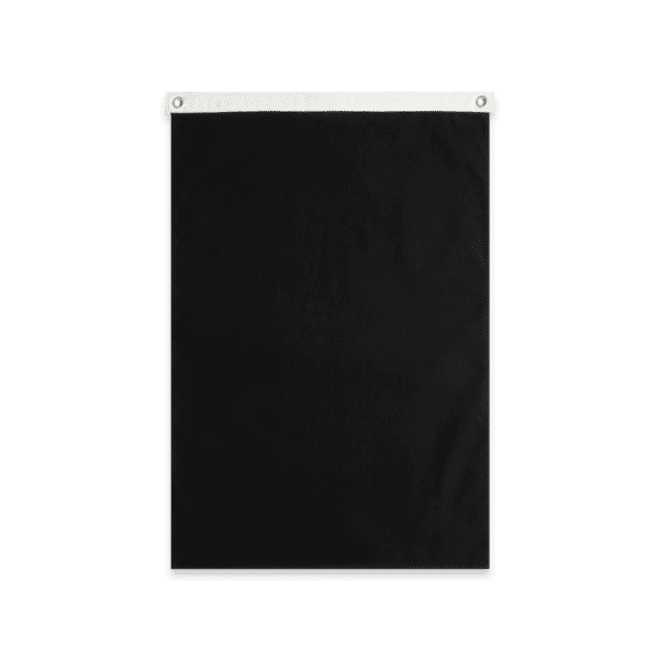 CANVAS LARGE FLAG BLACK ONE SIZE - AS-1519