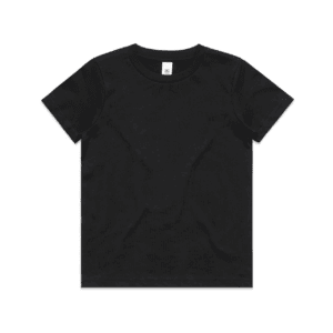 YOUTH TEE BLACK SIZE 8 - AS-3006