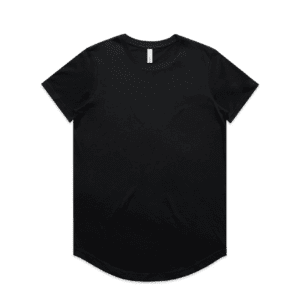 WOS MAPLE CURVE TEE BLACK XS - AS-4024