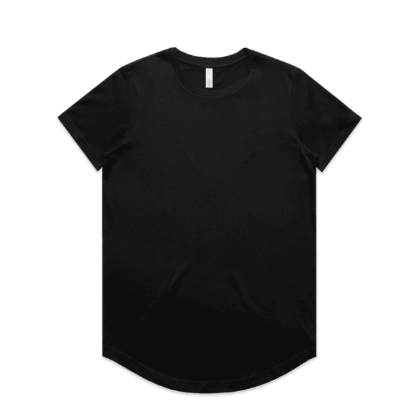 WOS MAPLE CURVE TEE BLACK XS - AS-4024