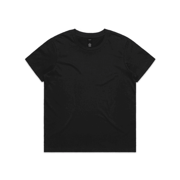 MAPLE MINUS TEE BLACK XS - AS-4025