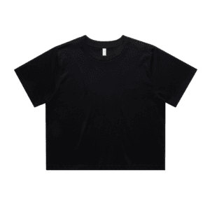 WOS CLASSIC CROP TEE BLACK XS - AS-4072