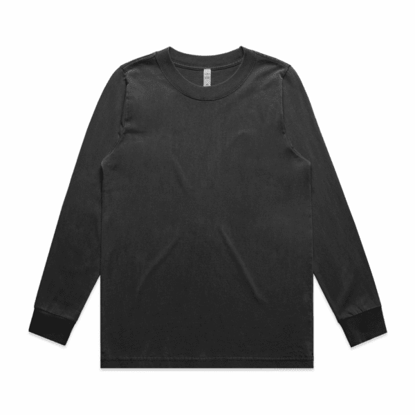 WOS HEAVY FADED LS TEE FADED BLACK XS - AS-4083
