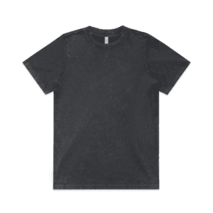WOS STONE WASH HEAVY TEE BLACK STONE XS - AS-4085