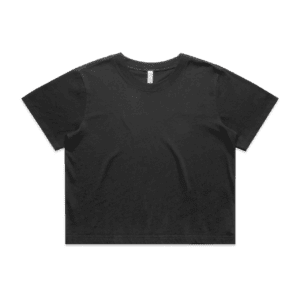 WOS HEAVY FADED CROP TEE FADED BLACK XS - AS-4089