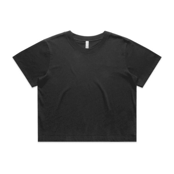 WOS HEAVY FADED CROP TEE FADED BLACK XS - AS-4089