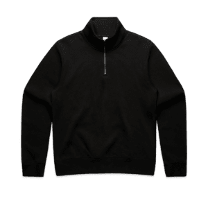WOS HALF ZIP CREW BLACK XS - AS-4125