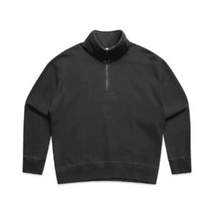 WOS RELAX FADED HALF ZIP FADED BLACK XS - AS-4167