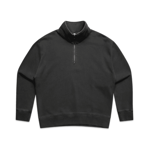 WOS RELAX FADED HALF ZIP FADED BLACK XS - AS-4167
