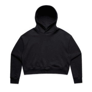 WOS RELAX CROP HOOD BLACK XS - AS-4168
