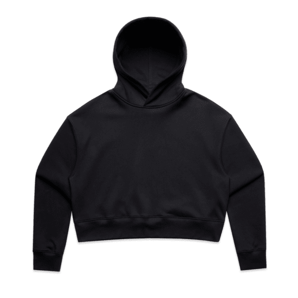 WOS RELAX CROP HOOD BLACK XS - AS-4168