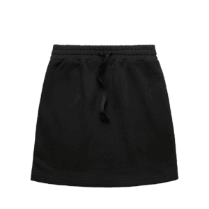 TERRY SKIRT BLACK XS - AS-4906