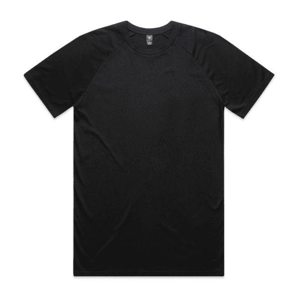STAPLE RAGLAN TEE BLACK SMALL - AS-5001R