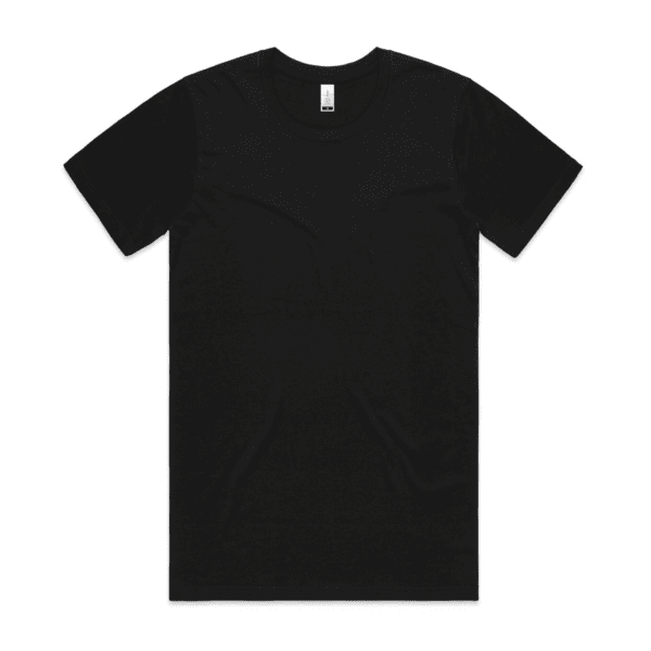 ORGANIC TEE BLACK SMALL - AS-5005