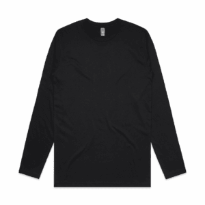 INK LONG SLEEVE TEE BLACK SMALL - AS-5009