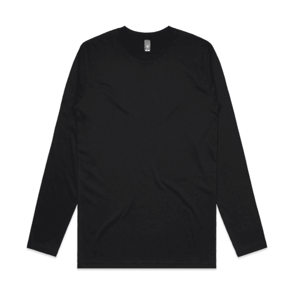 INK LONG SLEEVE TEE BLACK SMALL - AS-5009