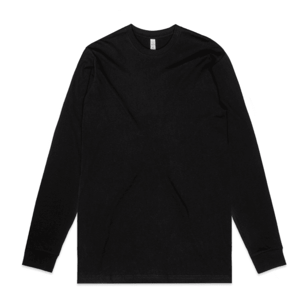 STAPLE ORGANIC LS TEE BLACK XS - AS-5020G