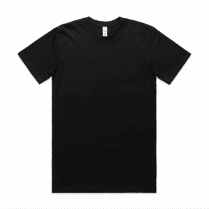 CLASSIC ORGANIC TEE BLACK SMALL - AS-5026G