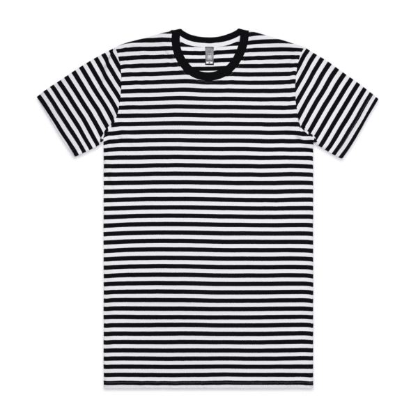 STAPLE STRIPE TEE BLACK/WHITE SMALL - AS-5028