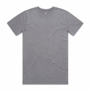 STONE WASH STAPLE TEE ASH STONE SMALL - AS-5040