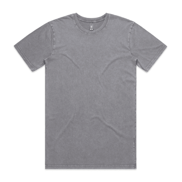 STONE WASH STAPLE TEE ASH STONE SMALL - AS-5040