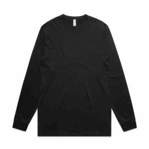 BLOCK LS TEE BLACK SMALL - AS-5054