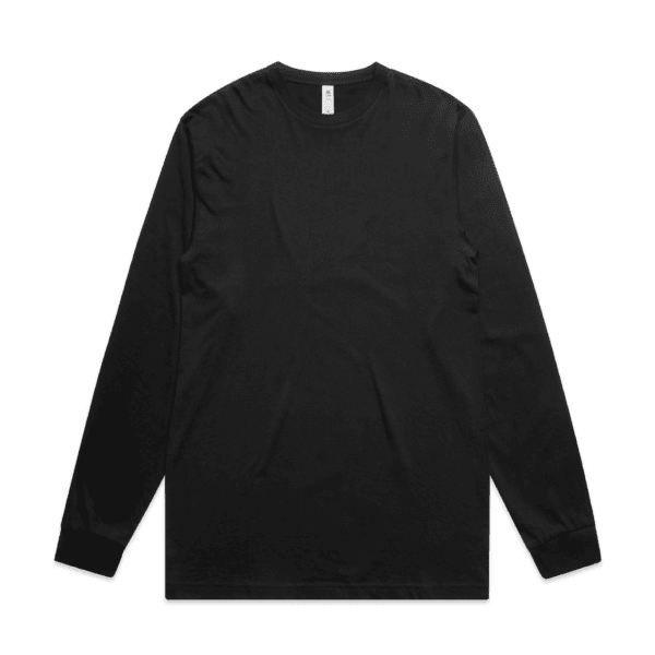 BLOCK LS TEE BLACK SMALL - AS-5054