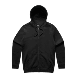 STENCIL ZIP HOOD BLACK XS - AS-5104