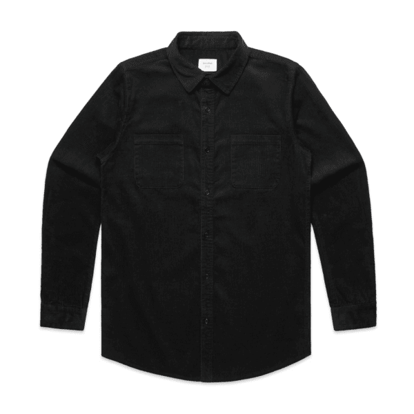CORD SHIRT BLACK SMALL - AS-5419