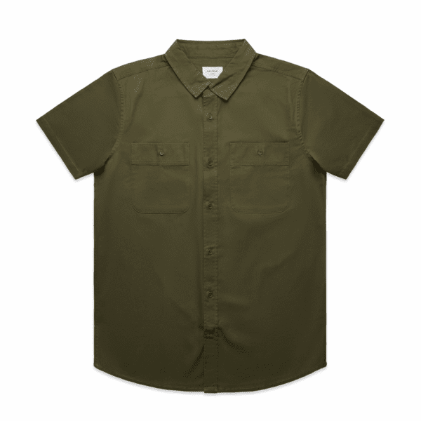 WORK SS SHIRT ARMY SMALL - AS-5421