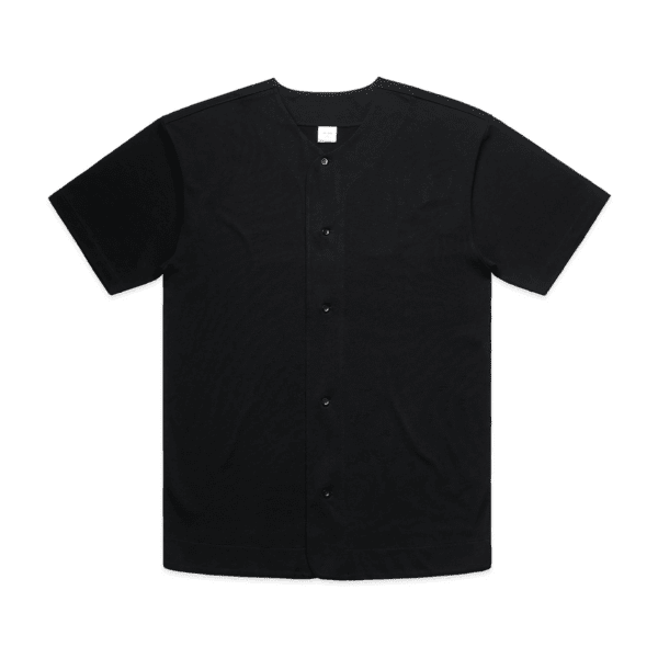 HEAVY BASEBALL JERSEY BLACK SMALL - AS-5423