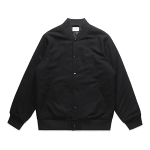 FELT BOMBER JACKET BLACK SMALL - AS-5512