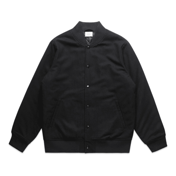 FELT BOMBER JACKET BLACK SMALL - AS-5512